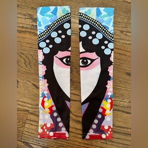 Kingbike Kinwin Graphic Print Arm Sleeves – Large (Cycling/Running)